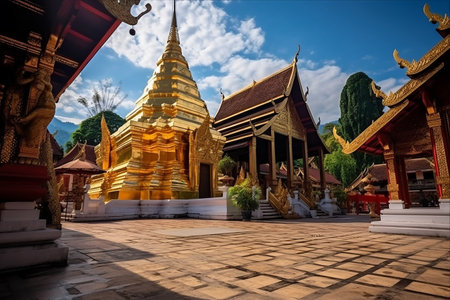 Exploring the Majestic Wat Phrathat Doi Suthep Ratchaworawihan Temple, Chiang Mai's Crown Jewelの素材