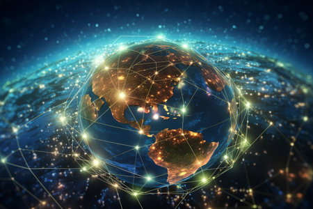 Exploring Outer Space: Unveiling the Telecommunication Technology that Connects Earth: Internet, IoT, Cyberspace, and Beyondの素材