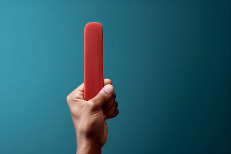 The Urgency in a Hand: Capturing the Red Exclamation Pointの素材