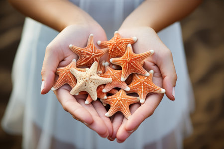 Captivating Starfish Themed Wedding: A Celestial 3:2 Affairの素材