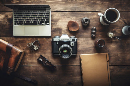 Creative Designers and Photographers: Immerse in a Rustic Workspaceの素材