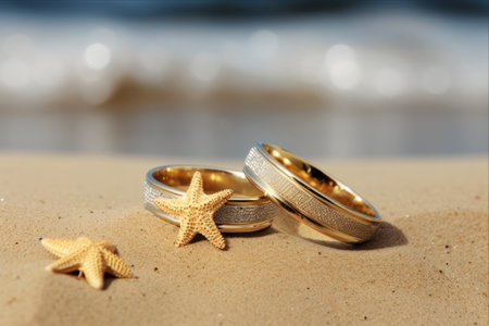 Under the Starfish's Gaze: A Tropical Beach Wedding with Two Ringsの素材