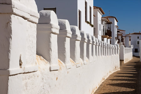 Immersed in History: Explore the Charming White Defensive Walls of Andalusian Small Townsの素材