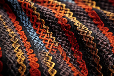 Unveiling the Intricately Woven Surface: Unraveling the Jacquard Fabric's 3:2 Textureの素材