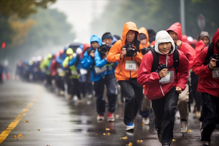Hangzhou Marathon: Capturing the Grit and Glory of Elite Athletes in Stunning Imagesの素材