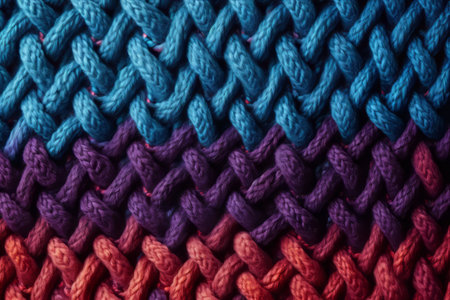Abstract Knitted Tapestry: A Unique 3:2 Textureの素材