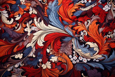 The Enchanting Beauty of Artistic Fabric Cloth Patterns in 3:2 Aspect Ratioの素材