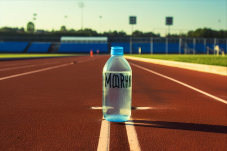 Hydrate and Optimize Performance: Emphasizing the Significance of Drinking Water During Exerciseの素材