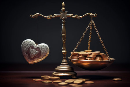 Striking the Perfect Balance: Unveiling the Order of Priority in Life between Love and Moneyの素材
