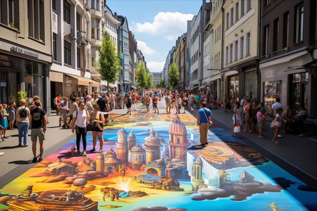 The Linz Pavement Spectacle: Europe's Most Important and Diverse Street Art Festival in 2023の素材