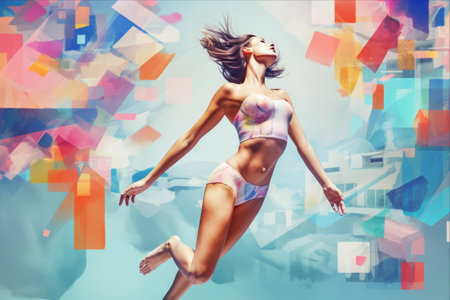 Dive into Summer Dreams: A Vibrant Art Collage Embracing Holiday Bliss, Inspiration, and Adventurous Travelの素材