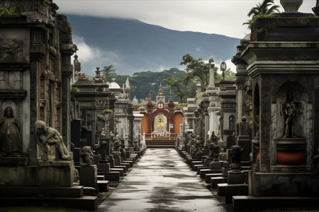 The Historic and Revered Cemetery of Medellin, Colombia: A Symbol of Perseverance and Remembranceの素材
