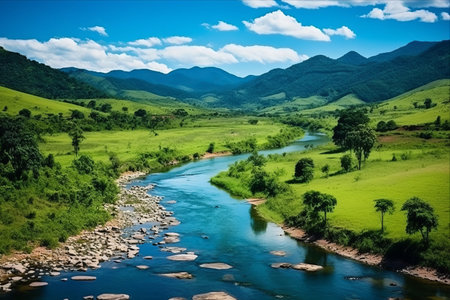 The Significance of SÃ£o Francisco River: Connecting Five Brazilian States from its Source at Serra da Canastra in Minas Geraisの素材