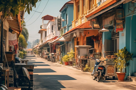 Captivating Time Travel: Exploring the Vintage Charm of George Town, Penang - Malaysia's Multicultural Gemの素材