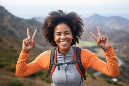 Empowering African Woman: Conquering Mountains and Spreading Love Through Fitness and Adventureの素材