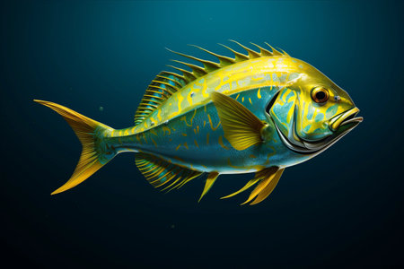 The Golden Catch: Exploring the Mysterious Dorado Fish - AR 3:2の素材