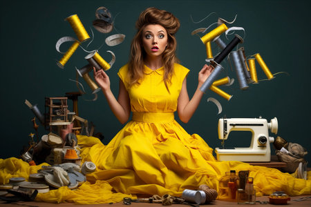 Startling Revelation: Seamstress in Yellow Studio Recalls Critical Meeting!の素材