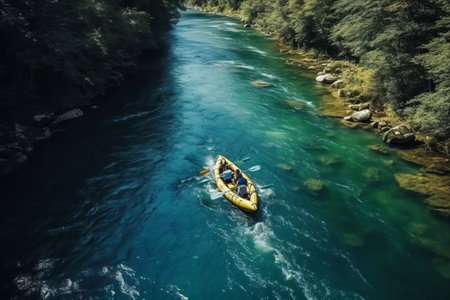 Embracing the Thrill: Exploring the Majestic Mountain Rivers and Forests on a Rafting Adventureの素材
