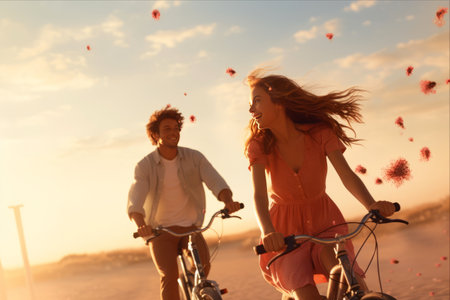 Elevating Happiness: Embracing a Fun and Healthy Lifestyle on Two Wheels!の素材