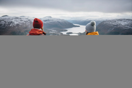 Journeying Through Norway's Majestic Mountains: Embracing Adventure, Family, and Joyの素材