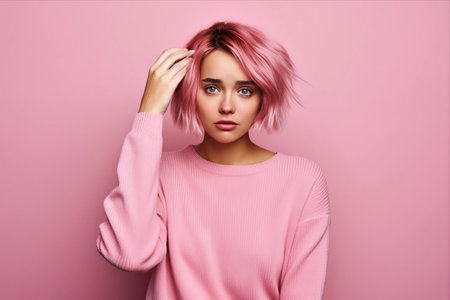 Forgotten Obligations: Tale of a Troubled Girl in Pink Isolationの素材