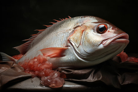 Savor the Delicacy of Raw Fish: An Artistic Exploration in 3:2の素材