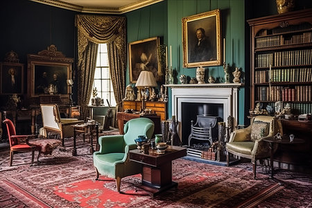 Exquisite Interior Details Unveiled: Exploring Blair Castle's Scotland Splendor in the Scottish Highlandsの素材