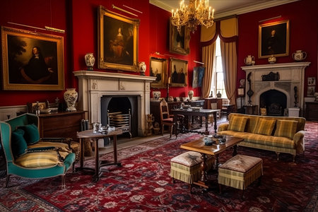 Captivating Interior Details of Blair Castle: A Glimpse into Scottish Highland Heritageの素材