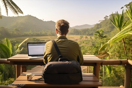 Embracing the Serene Wilderness: Exploring Remote Locations while Harnessing the Power of Online Bankingの素材