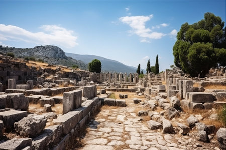 The Enigmatic Ruins of Tlos: Exploring Lycian Civilization's Legacy in MuÄla, Turkeyの素材
