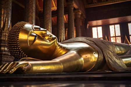 Exploring the Majestic Reclining Buddha: A Magnificent Gem in Bangkok's Wat Pho Templeの素材