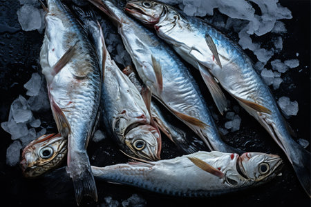 A Detailed Exploration: Dissecting a King Mackerel - Examining its Intriguing Components in 3:2 Aspect Ratioの素材