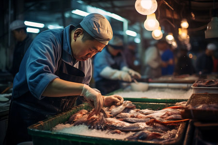 Savoring Freshness: Exploring Noryangjin Fish Market's Raw Fish Delicacies in Seoulの素材