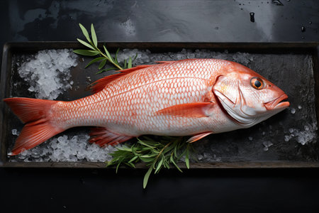 Vibrant Red Mullet - A Captivating AR Experience in 3:2 Aspect Ratioの素材