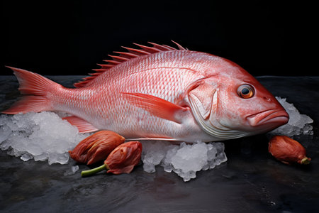Catching the Vibrant Red Mullet in AR 3:2の素材