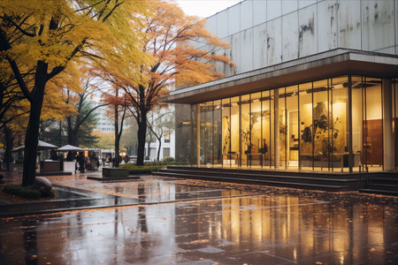 The Historic Meiji Memorial Picture Gallery: A Treasured Cultural Icon in Shinjuku, Tokyoの素材