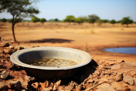 Mitigating Drought and Water Crisis: The Crucial Role of Ensuring Clean Water Supply during the Dry Seasonの素材