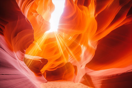 Majestic Antelope Canyon: An Iconic Masterpiece in Arizona's Pageの素材