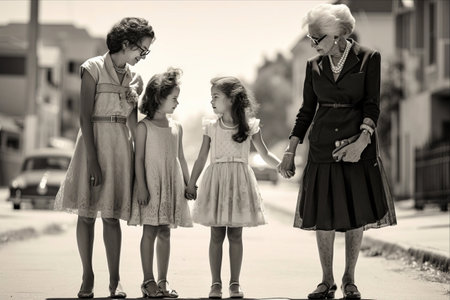 The Unbreakable Bond: The Power of Family and Love Captured Through Generationsの素材