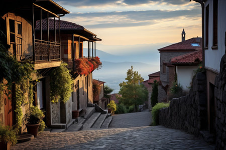 Sighnaghi: Georgia's Enchanting 'Love City' Favored by Touristsの素材