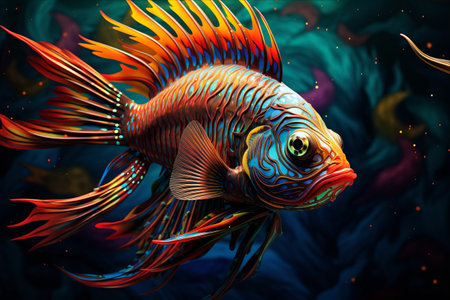 Sole Fish: A Detailed Background Study in AR 3:2の素材
