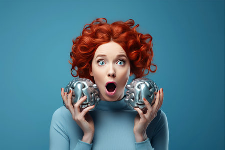 Fiery Redhead's Shocked Epiphany: Remembering a Vital Meeting!の素材