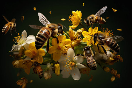 The Vital Role of Bees in Our Ecosystem: Preserving Their Value for a Sustainable Worldの素材