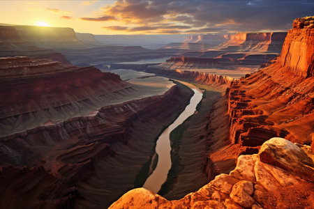 Journey Through the Majestic Orange Canyons of Canyonlands National Parkの素材