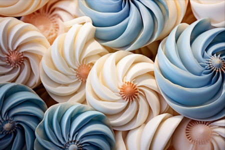 Mesmerizing Seashell Swirls Unveiled: Captivating Macro Shotの素材