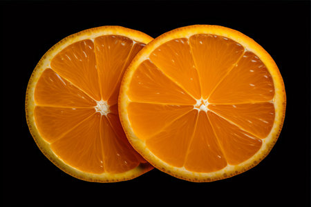 Festive Citrus Delight: Vibrant Dried Orange Slices Perfect for Holiday Inspired Imageryの素材