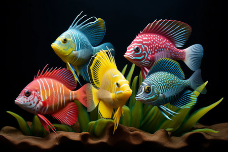 Dive into the Exquisite World of Tropical Fish Collection -- AR 3:2の素材