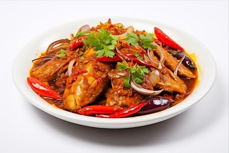 Savory and Spicy Tumis Ikan Pedas: A Mouthwatering Indonesian Delightの素材