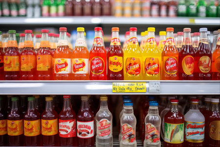The Flavorful World of Thai Fish Sauce: Exploring a Multitude of Brands on Supermarket Shelvesの素材