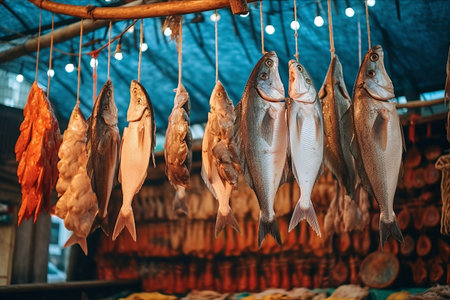 Bountiful Sea Treasures: Exploring Asia's Vibrant Fish Markets and Cultural Heritageの素材